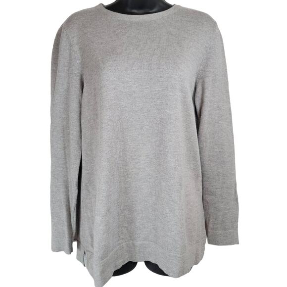 J. Jill Grey‎ Long Sleeve Sweater Size S - Picture 1 of 9